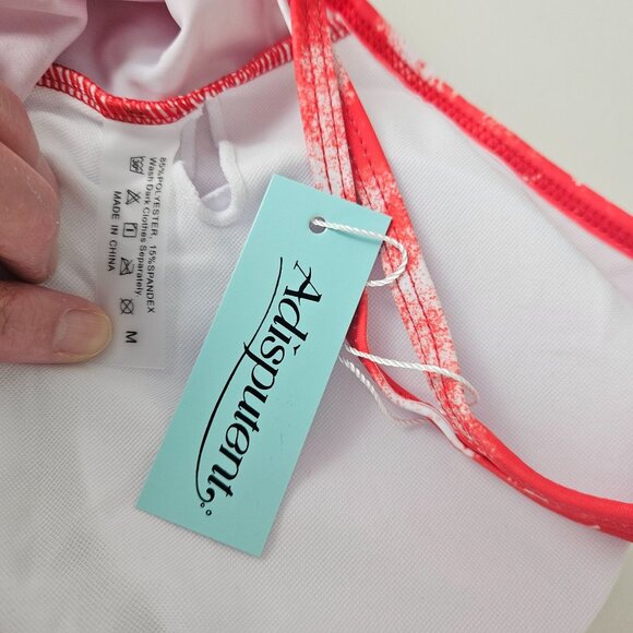 Adisputent Womens Med 2 Piece Bathing Suit High Waisted Bikini Patriotic Beach - Picture 8 of 8